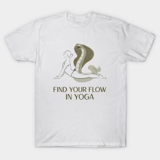 Find Your Flow in Yoga T-Shirt